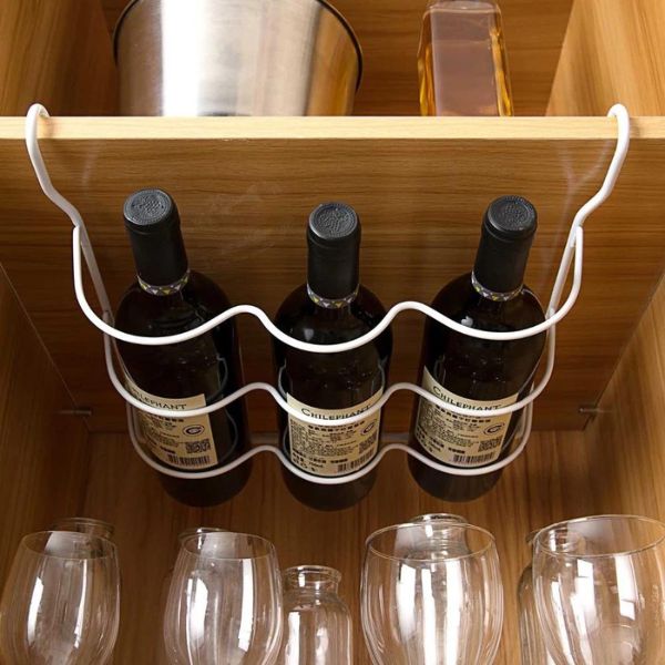 Porte-bouteilles de 50x30cm pour 5 bouteilles dans réfrigérateur