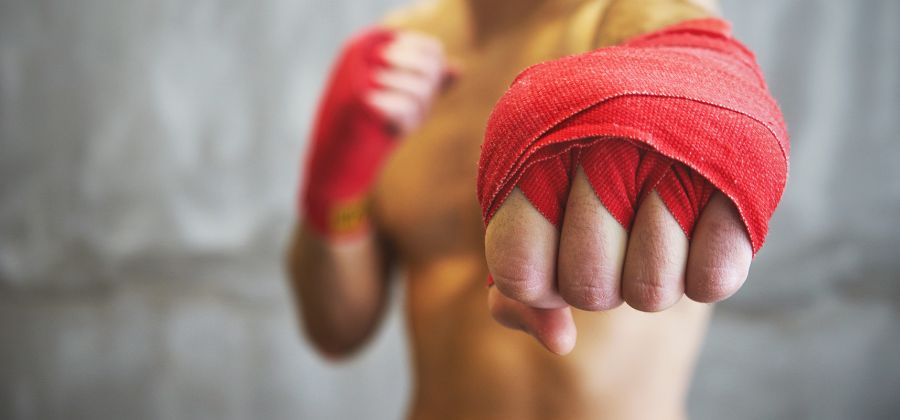 Bandage des mains et des poignets (Boxe et autres Ativités Pugilistiques)