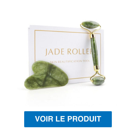 Rouleau pierre de jade visage