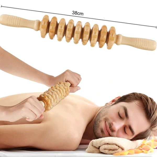 rouleau de massage en bois anti-cellulite avis