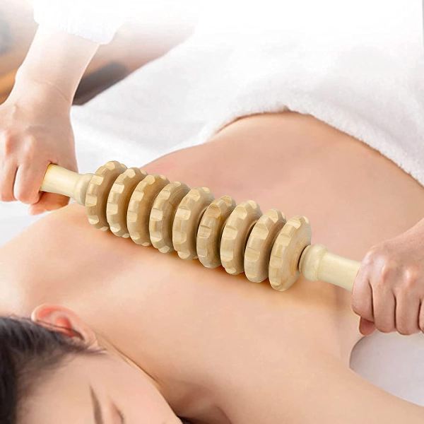 rouleau de massage en bois anti cellulite à vendre