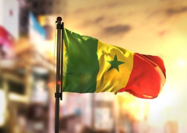 Drapeau Sénégal 120 x 180 cm - véritable drapeau Sénégalais en tissu :  Promociel