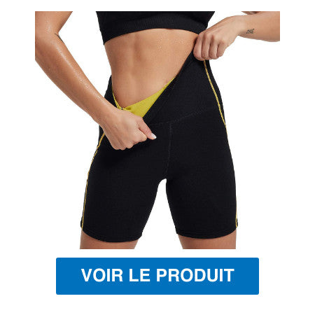 CHUMIAN Short De Sudation pour Femmes Minceur Legging Néoprène