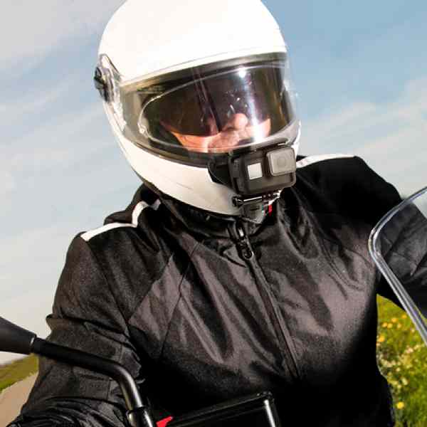 support gopro pour casque moto