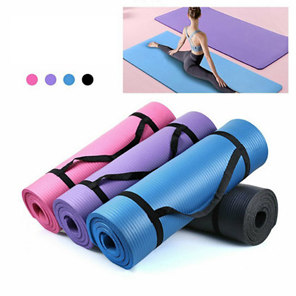 Tapis de yoga sol fitness aérobic pilates gymnastique épais