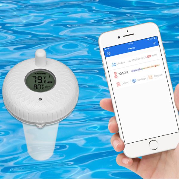 thermomètre piscine connecté smartphone