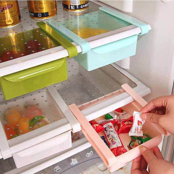 tiroir rangement frigo avec poignée