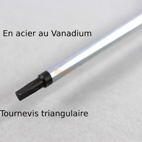 Tournevis pour vis triangulaire