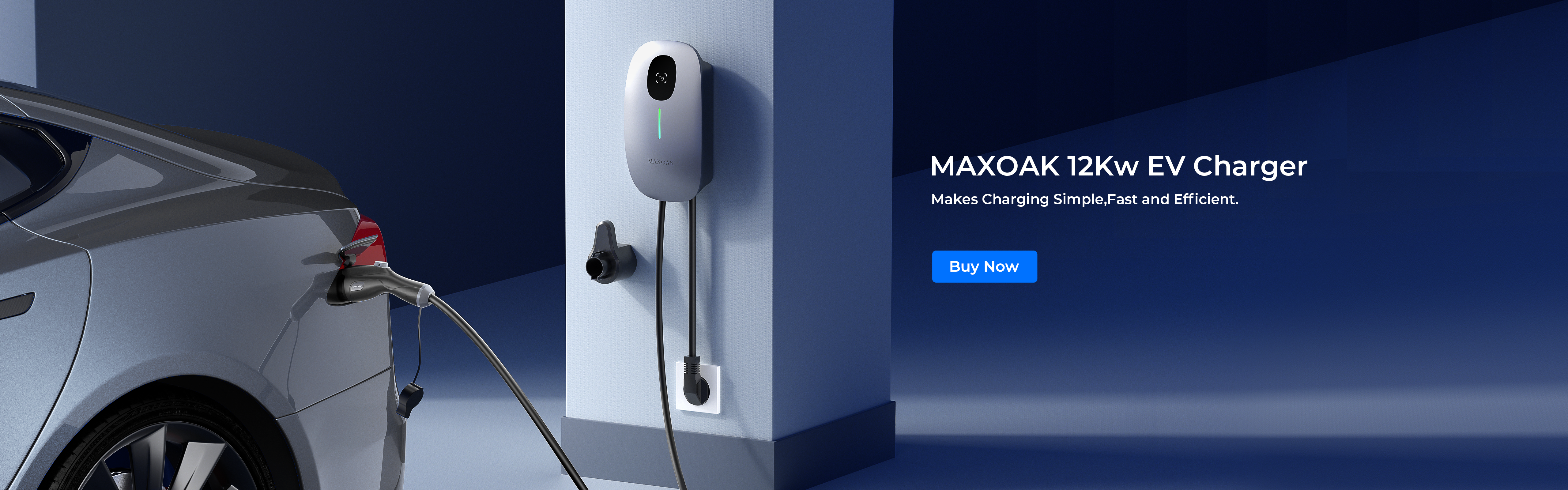 Chargeur MAXOAK Mobile Wallbox 11kW, câble de charge de type 2