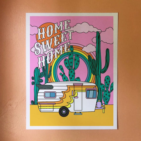 'Home Sweet Home' 11x14 print from Ash & Chess.