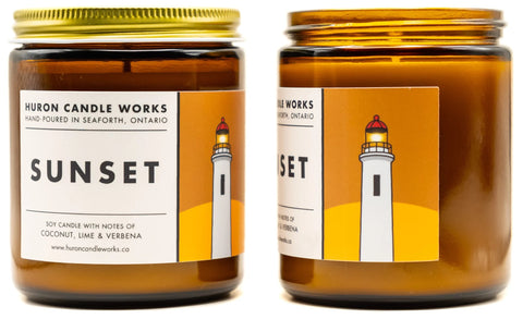 Huron Candle Works - Sunset Candle