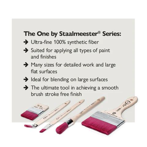 Round Ultimate One Synthetic Paintbrush (One Series 1070) by Staalmeester #10