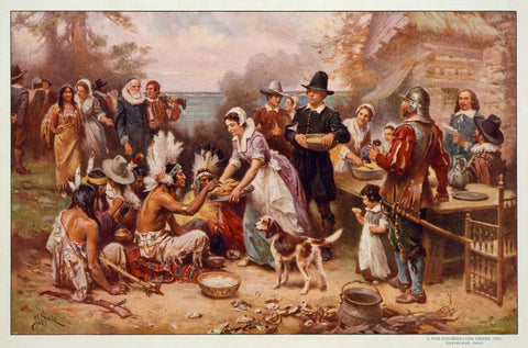 The First Thanksgiving, by Jean Gerome Ferris