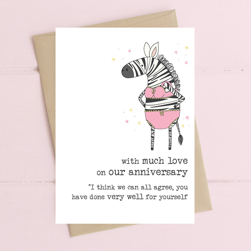 Sweet Drawing Husband Wedding Anniversary Card – Evercarts