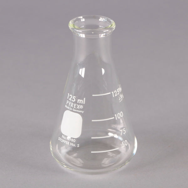 Pyrex® Heavy Duty Rim Borosilicate Glass Narrow Mouth Erlenmeyer