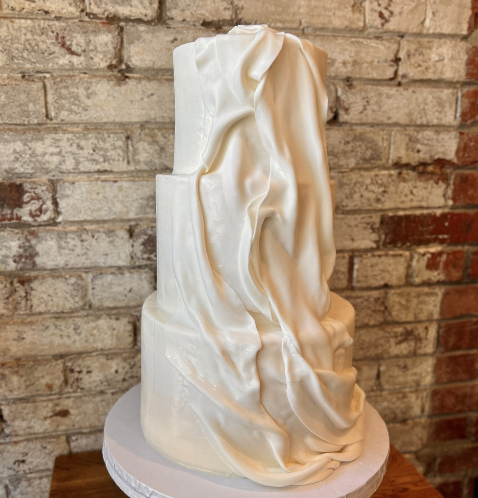 Intricate wedding cake