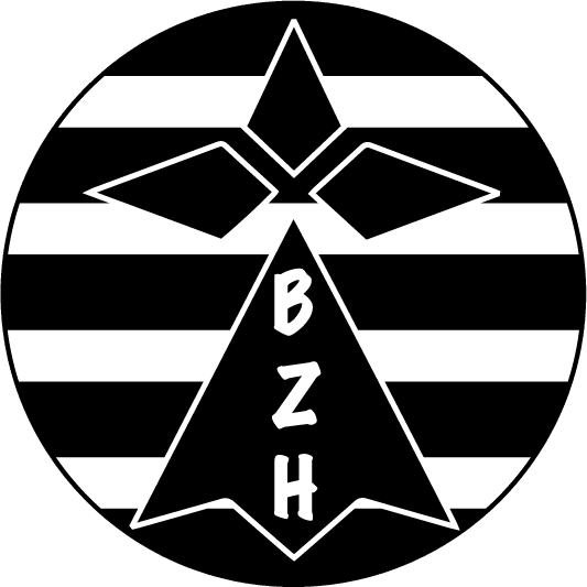 Autocollant Breton Attention au Chien – Autocollant BZH