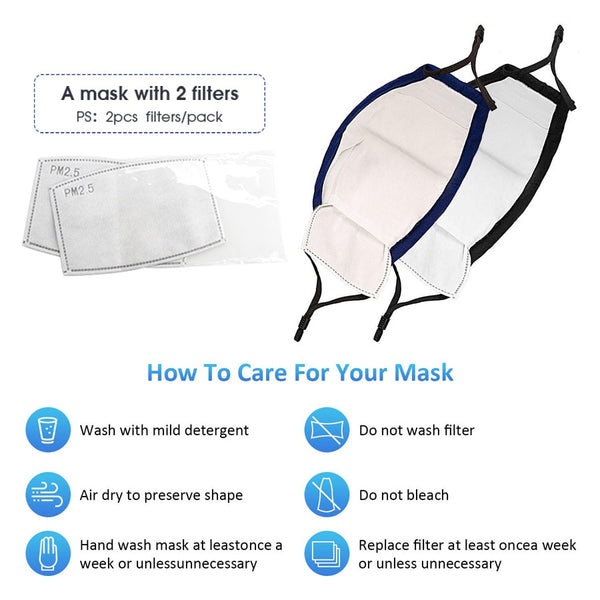 How to care for your face mask instructions