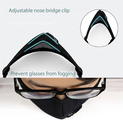 Face Mask is designed to prevent glasses from fogging up