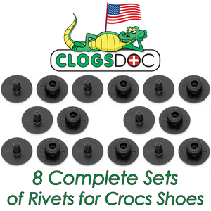 crocs rivets