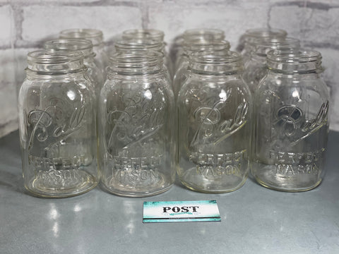 Domglas Vintage Regular Mouth Pint - Mason Jar Merchant