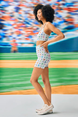 Shiny Monogram Cropped Jogging Pants - Women - Ready-to-Wear
