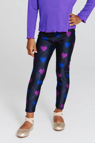 – Glitter Jewel in Kids Leggings