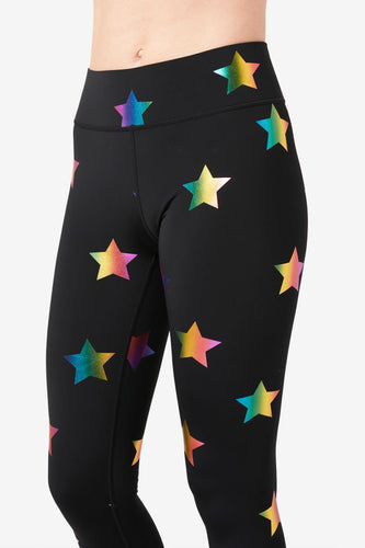 UpLift Leggings in Rainbow Mini Star –
