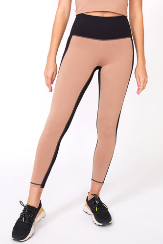 UpLift Leggings in Black Tonal Star Foil with Super-High Band –