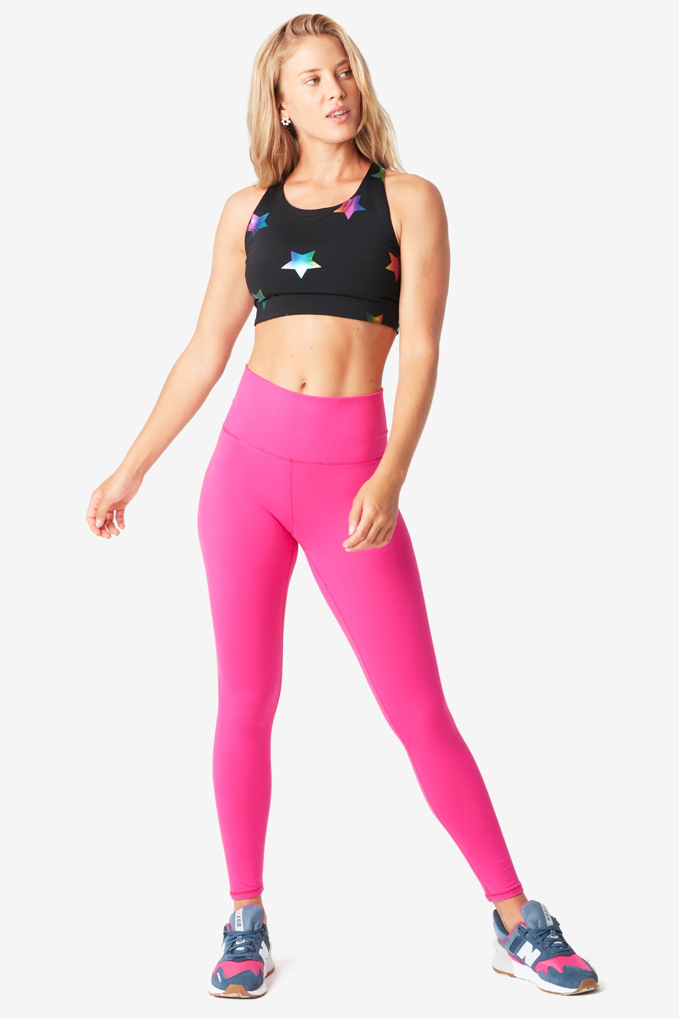 pink leggings gym