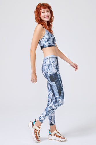 Our New Series On Sale Terez NYC Doodle Oatmilk DuoKnit Leggings