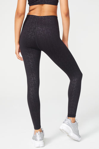 TLC Monogram Leggings in Black Raspberry –