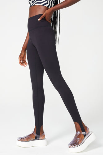 Terez Dark Heathered Gray TLC Stirrup Leggings