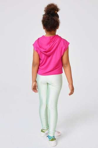 Toddler Leggings in Aqua Lemon Spritz