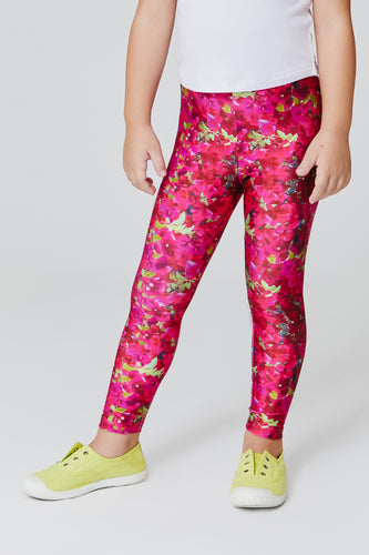 Toddler Leggings in Pink Halftone Butterfly –