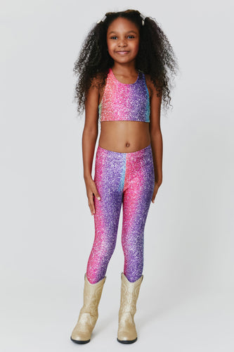 Toddler Leggings in Star Confetti Foil