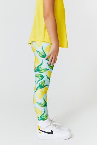 Buy Lime Yellow Leggings for Girls by ETEENZ Online | Ajio.com