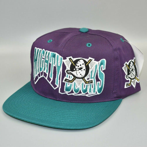 Anaheim Mighty Ducks Vintage Starter Flex-Fit Fitted Cap Hat Size 6 5/8 - 7  1/8
