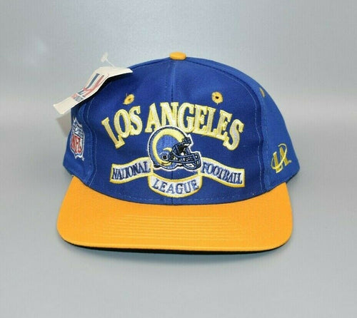 Vintage 1990's New Old Stock Los Angeles Rams Snapback Hat Cap