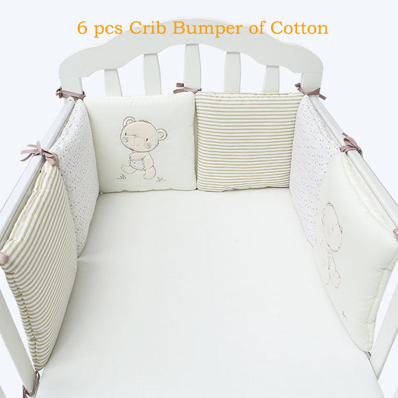 cotton crib bumper