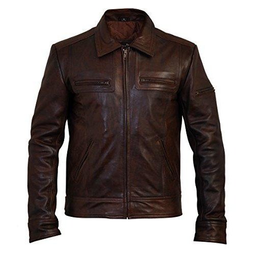 Men's Lynch Vintage Brown Leather Jacket