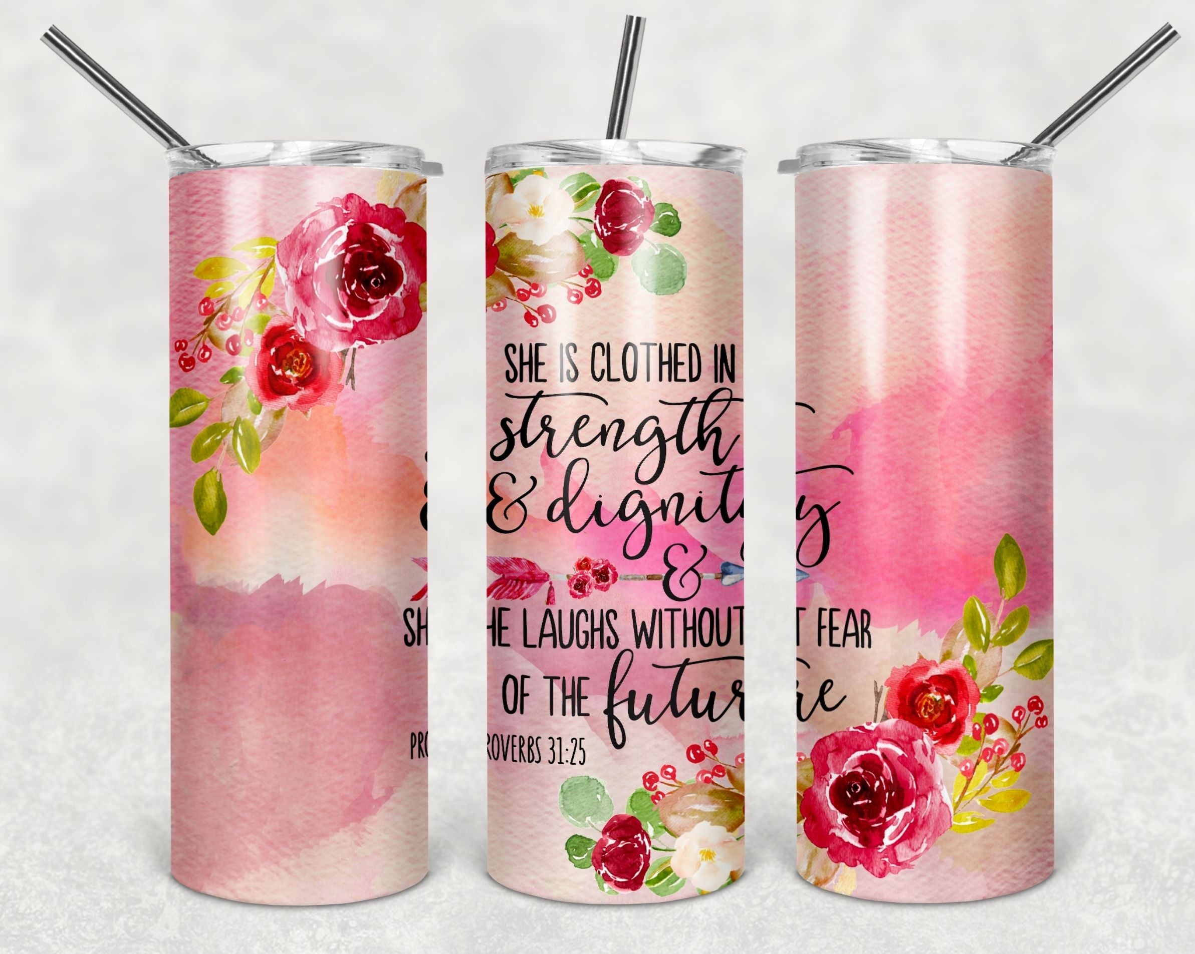 Rise Above The Storm, Faith Tumbler - Sublimation Tumbler