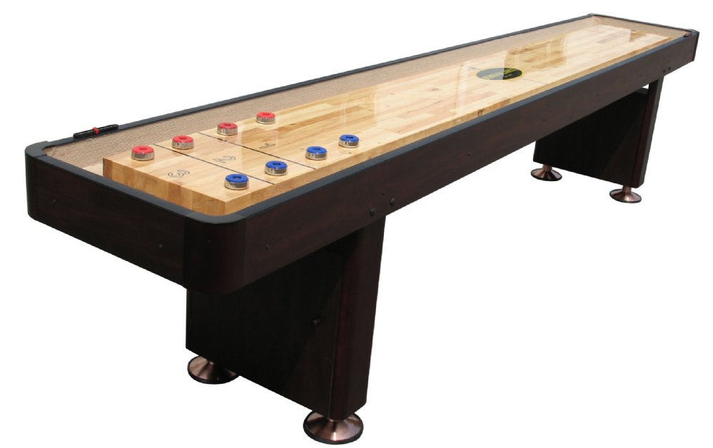 "The Standard" 9 foot Shuffleboard Table in Espresso | Shuf9E