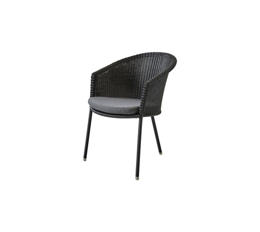 Cane-Line Denmark Graphite -  Cane-line Weave / Grey -  Cane-line Natté Trinity chair, stackable, Cane-line Weave (5423)