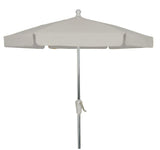 Fiberbuilt Table Umbrellas Natural Fiberbuilt 7.5' Garden Umbrella w/ Crank Lift and Tilt