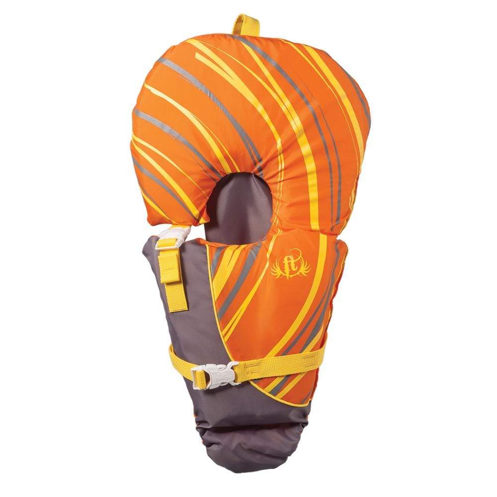 Full Throttle Personal Flotation Devices Full Throttle Baby-Safe Vest - Infant to 30lbs - Orange/Grey [104000-200-000-14]