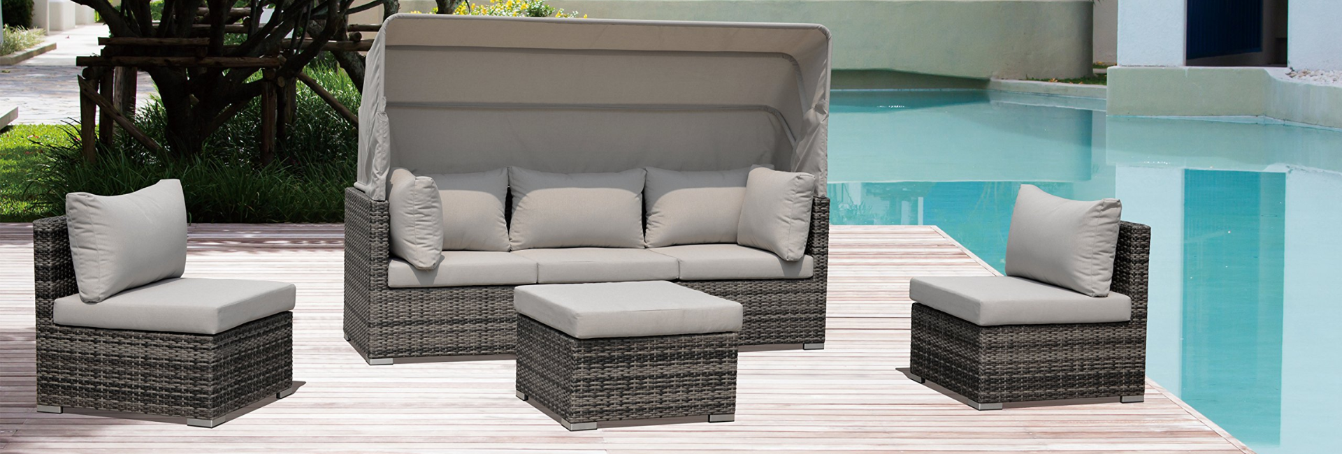 Courtyard Casual is an importer/manufacturer of award winning outdoor furniture made from around the world. Offering a variety of outdoor furniture made from all-weather wicker, teak, aluminum, and other textiles. From daybeds to outdoor dining sets, Courtyard Casual provides high-quality products at a valuable price.