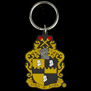 ALPHA PVC CREST keychain - Believe Accessories Inc.