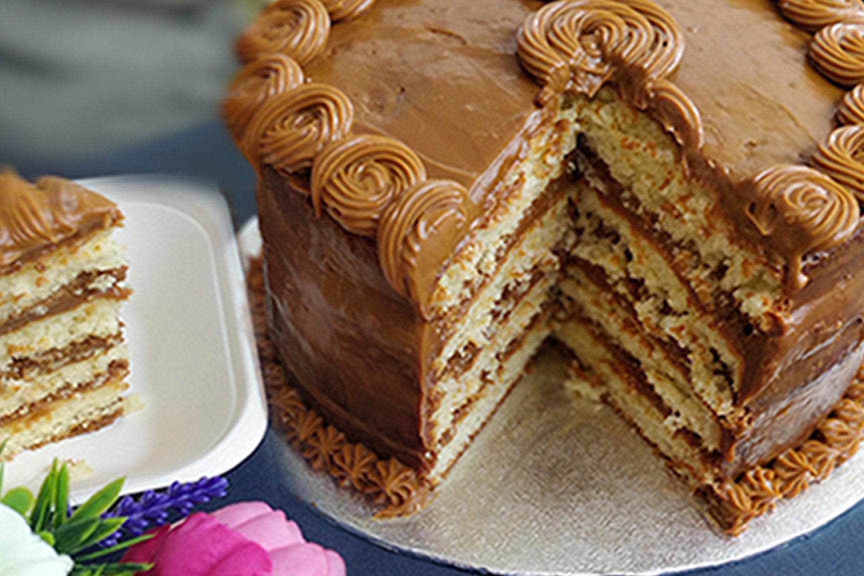 Dulce De Leche Cake Celebration Birthday Wedding Cakes