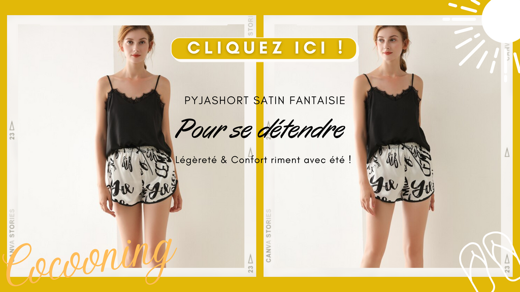 Pyjashort Satin Fantaisie